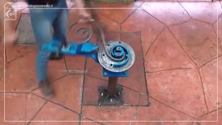 شکل دادن(فرم دادن) به میله آهنی برای تزیینات ساختمانی و ...
