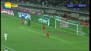 خلاصه بازی فولاد خوزستان 0 - پرسپولیس 1 (لیگ برتر ایران)