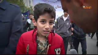 تصاویری از حضور پرشور دانش‌آموزان در مراسم یوم الله ۱۳ آبان _ مشهد مقدس