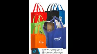 ساک دستی برزنتی/ساک دستی تبلیغاتی/چاپ ساک دستی