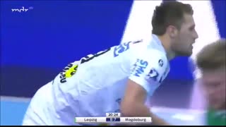 دیدار تیم های هندبال لایپزیگ و ماگدبورک در بوندسلیگای آلمان۲۰۱۹/۲۰