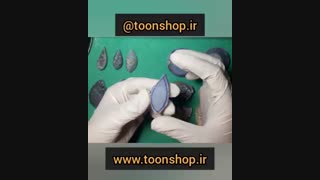 کشیدن اشکال مختلف روی سنک های عقیق شجر متناسب با نقش آن