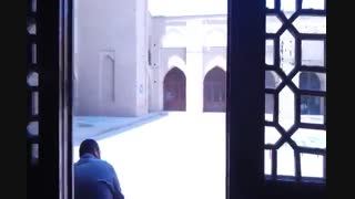 نمایی متفاوت از مسجد جامع سمنان