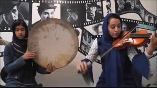 دو نوازی بهار دلنشین-دف و ویولن-اموزشگاه موسیقی فرهنگ سازان معاصر نجف اباد