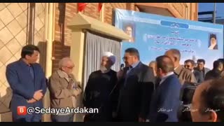 صحبت‌های نماینده مردم اردکان در حضور رییس جمهور در افتتاح کارخانه تولید آهن اسفنجی چادرملو