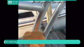 آموزش براق کردن نرده استیل