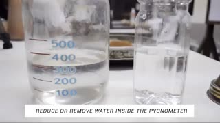 تعیین گرانی مخصوص خاک ‌Gs