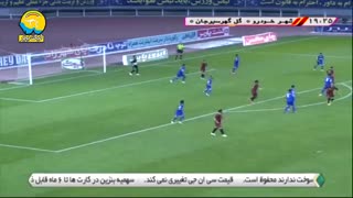 خلاصه بازی شهر خودرو 1 - 0 گل گهرسیرجان
