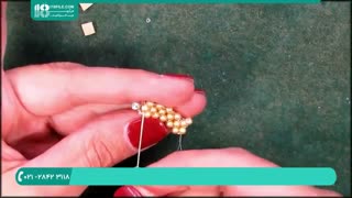 ساخت گوشواره نگین کاری شده