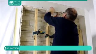 آموزش نصب سنگ آنتیک _ تغییر شکل دیوار | بخش 2