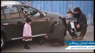 دوربین مخفی – تنبل و پنچری