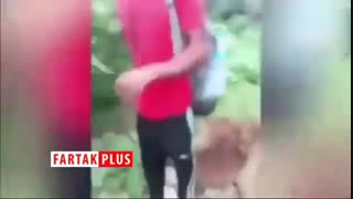 دستگیری پدر حین زنده به گور کردن فرزندش!