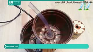 آموزش ساخت آبنما با گلدان