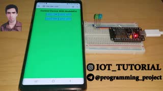 کنترل لوازم توسط nodemcu با استفاده از وب سرویس ها