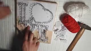 آموزش هنر استرینگ آرت یا میخ و نخ