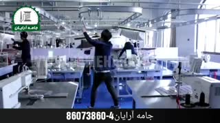 خط تولید مدرن مجهز به دستگاه نمادوز
