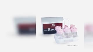 نمکدان 6 عددی با پایه روبیک پلاستیک