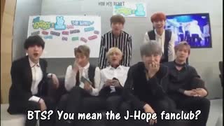 ( Hyung line being in love with j hope-( Hoseok ویدئو بامزه از مومنتای هوسوک با هیونگ لاین