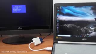 رفع مشکل عدم تصویر در مانیتور با کابل تبدیل hdmi - vga