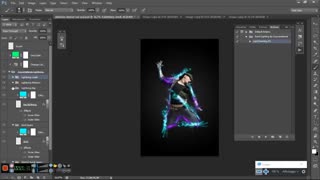 آموزش اکشن فتوشاپ افکت جریان برق Electrify Me Photoshop Action II