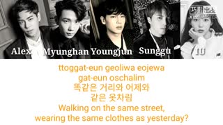 ( IU ft  HIGH 4 _ Not Spring , Love or Cherry Blossoms ( Han/Rom/Eng lyrics