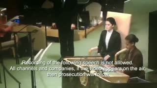 مجموعه فرازمینی ها ماجرای سخنرانی مخفی در سازمان ملل