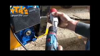 راه اندازی دینام مخزن پمپ ملات پاش