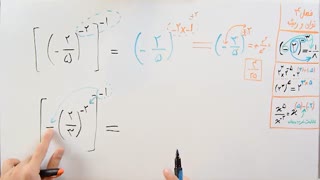 ریاضی 9 - فصل 4 - بخش 3 :  اثر توان در پرانتز ها و تقسیم کسری