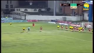 خلاصه بازی پرگل نساجی 2 - سپاهان 2 (لیگ برتر ایران)