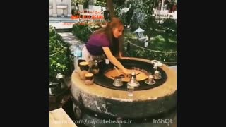 طرز تهیه قهوه ترک با شن داغ