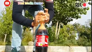 صحنه آهسته واکنش عجیب کوکا کولا و منتوس | Experiment: Coca Cola vs Mentos Slow Motion