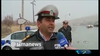 بارش برف و باران در برخی از شهرهای ایران