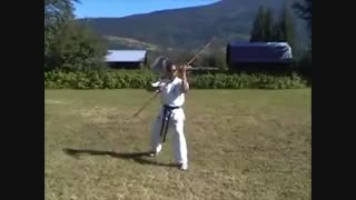 Kyokushin Karate  Bo Kata San