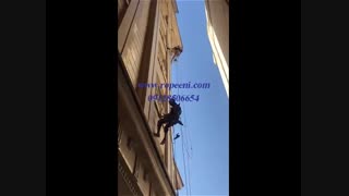 پیچ و رولپلاک سنگ نمای ساختمان