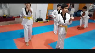 آموزش فرم دو تکواندو  تگوک ای جانگ (سمبل : شادی و نشاط) تکواندو زنجان