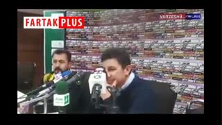 خشم قلعه‌نویی از انتقادات خبرنگاران مشهدی: شعارها علیه من است، من آدم بدی هستم، نمی‌خواهم درست شوم!