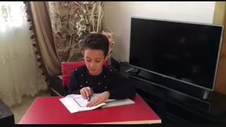 دانش آموز عزیز مان محمد طاها فرج زاده - دبستان سرآمد دندان مصنوعی