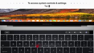 روش کار با تاچ بار مک بوک پرو های تاچ بار جدید اپل
