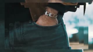 دستبند النگویی استیل(کاف) | C33