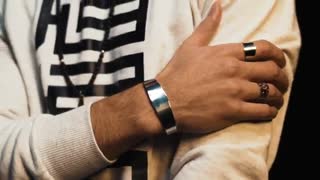 دستبند النگویی استیل (کاف) | C32