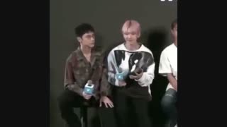 191006 - SuperM  Twitter Blueroom Q&A Live in Hollywood #AsksuperM (Baekhyun and lucas)슈퍼엠 jopping