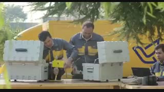 سوپرایز آذری جهرمی : شرکت ملی پست، به سیستم پهپادی مجهز شد