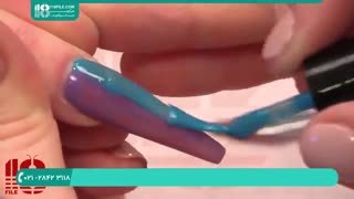 آموزش کامل کاشت ناخن | طرح امبره 09130919448