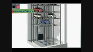 انیمیشن عملکرد پارکینگ مکانیزه برجی یا Tower Parking