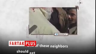 ویدئویی کمتر دیده شده از دیدار رهبر انقلاب با مردم زلزله زده بم